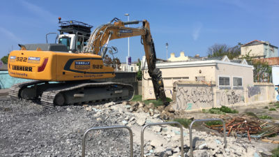 Dun Laoighaire Baths   Mechanical Demolition 1