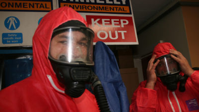 Preparing for asbestos removal